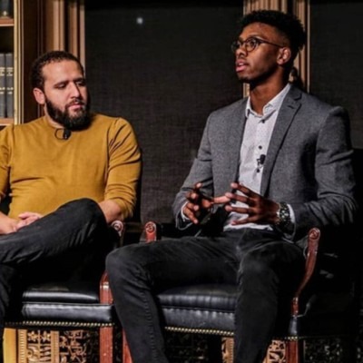 Theodore Washington IV (right), founder of The Modern Heritage Project